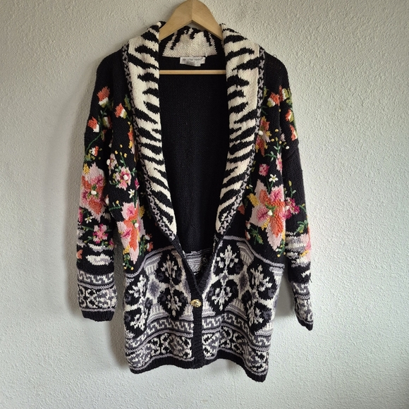 Jennifer Reed | Sweaters | Vintage 8s 90s Hand Knit Jennifer Reed ...